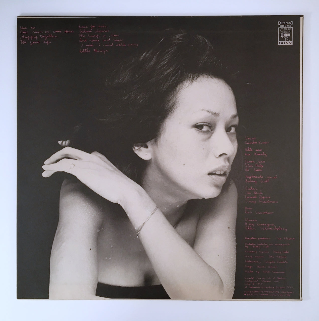 LP/ 笠井紀美子 / THIS IS MY LOVE / 国内盤 ライナー CBS SONY SOPN-165