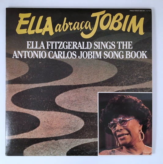 LP/ ELLA FITZGERALD、ELLA ABRACA JOBIM / ELLA FITZGERALD SINGS THE ANTONIO CARLOS JOBIM SONG BOOK / US盤 2枚組 VOCAL PABLO 2630201