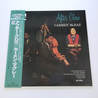 LP/ CARMEN McRAE / AFTER GLOW / 国内盤  ライナー付き DECCA MVJJ30070