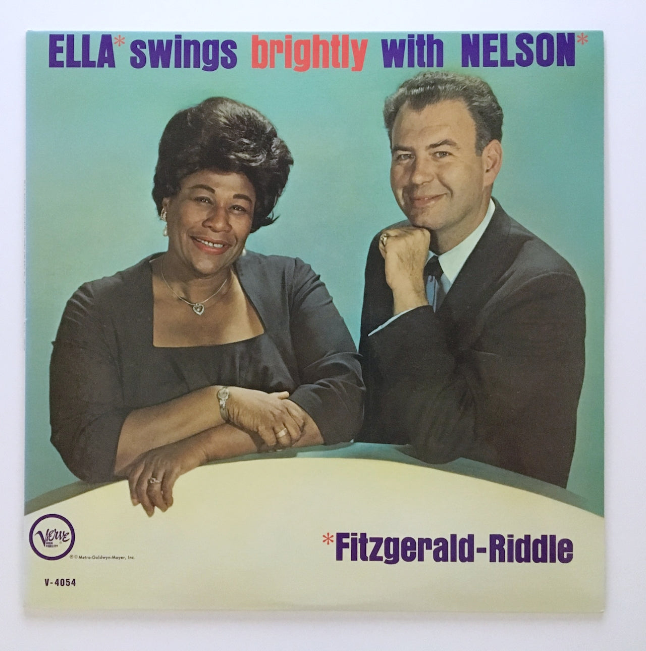 LP/ ELLA FITZGERALD / ELLA SWINGS BRIGHTLY WITH NELSON / 国内盤  ライナー付き VERVE POJJ1561