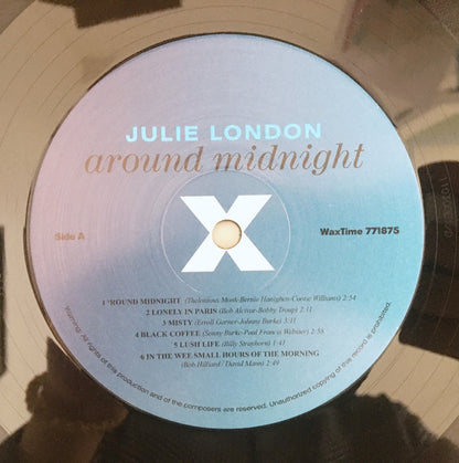 LP/ JULIE LONDON  / AROUND MIDNIGHT  / EU盤 WAX TIME 771875