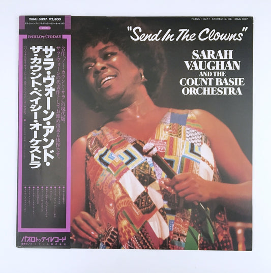 LP/ SARAH VAUGHAN / SEND IN THE CLOWNS / 国内盤  帯・ライナー付き PABLO 28MJ3097