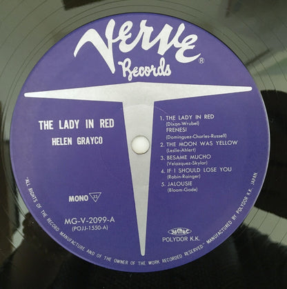 LP/ HELEN GRAYCO / THE LADY IN RED / 国内盤  帯・ライナー付き VERVE POJJ1550