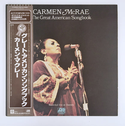 LP/ CARMEN McRAE  / THE GREAT AMERICAN SONGBOOK / 国内盤  ライナー付き ATLANTIC   P4569/70