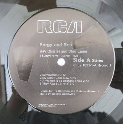 LP/ RAY CHARLES & CLEO LAINE / PORGY & BESS / US盤 2枚組 RCA CPL2-1831