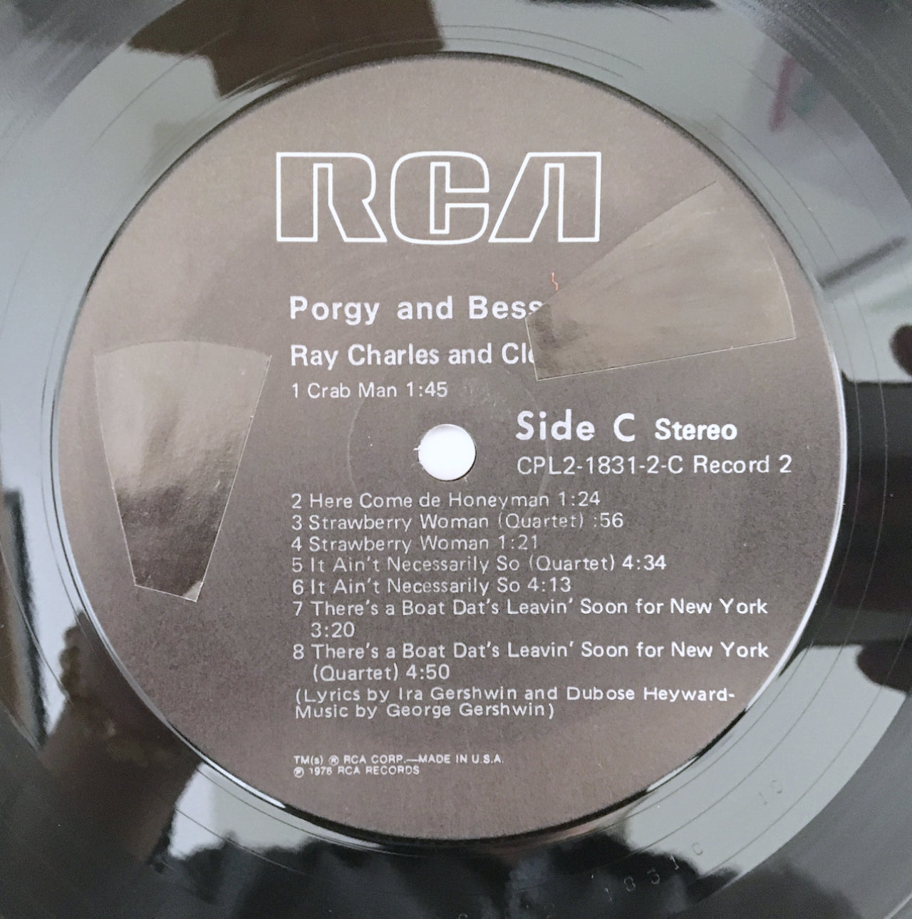 LP/ RAY CHARLES & CLEO LAINE / PORGY & BESS / US盤 2枚組 RCA CPL2-1831