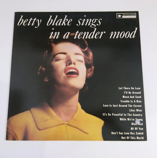 LP/ BETTY BLAKE / IN A TENDER MOOD / 国内盤 BETHLEHEM PAP-23033(M)