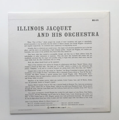 LP/ ILLINOIS JACQUET / ILLINOIS JACQUET AND HIS ORCHESTRA / 国内盤  ライナー付き VERVE POJJ1507