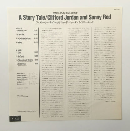 LP/ CLIFFORD JORDAN AND SONNY RED / A STORY TALE / US盤 WAVE JAZZ JAZZLAND WWLJ-7045