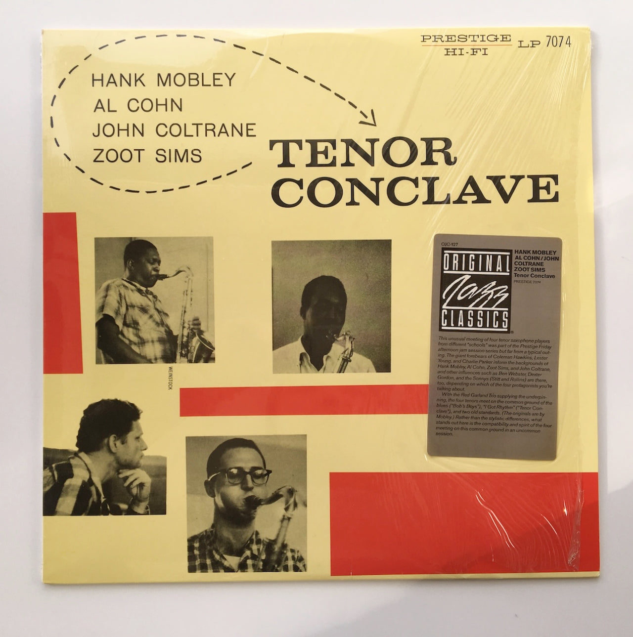 LP/ HANK MOBLEY,JOHN COLTRANE,ZOOT SIMS / TENOR CONCLAVE / US盤 OJC ORIGINAL JAZZ CLASSICS OJC127