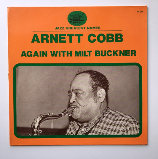 LP/ ARNETT COBB / AGAIN WITH MILT BUCKNER / フランス盤 コーティングJK BLACK AND BLUE 33.052