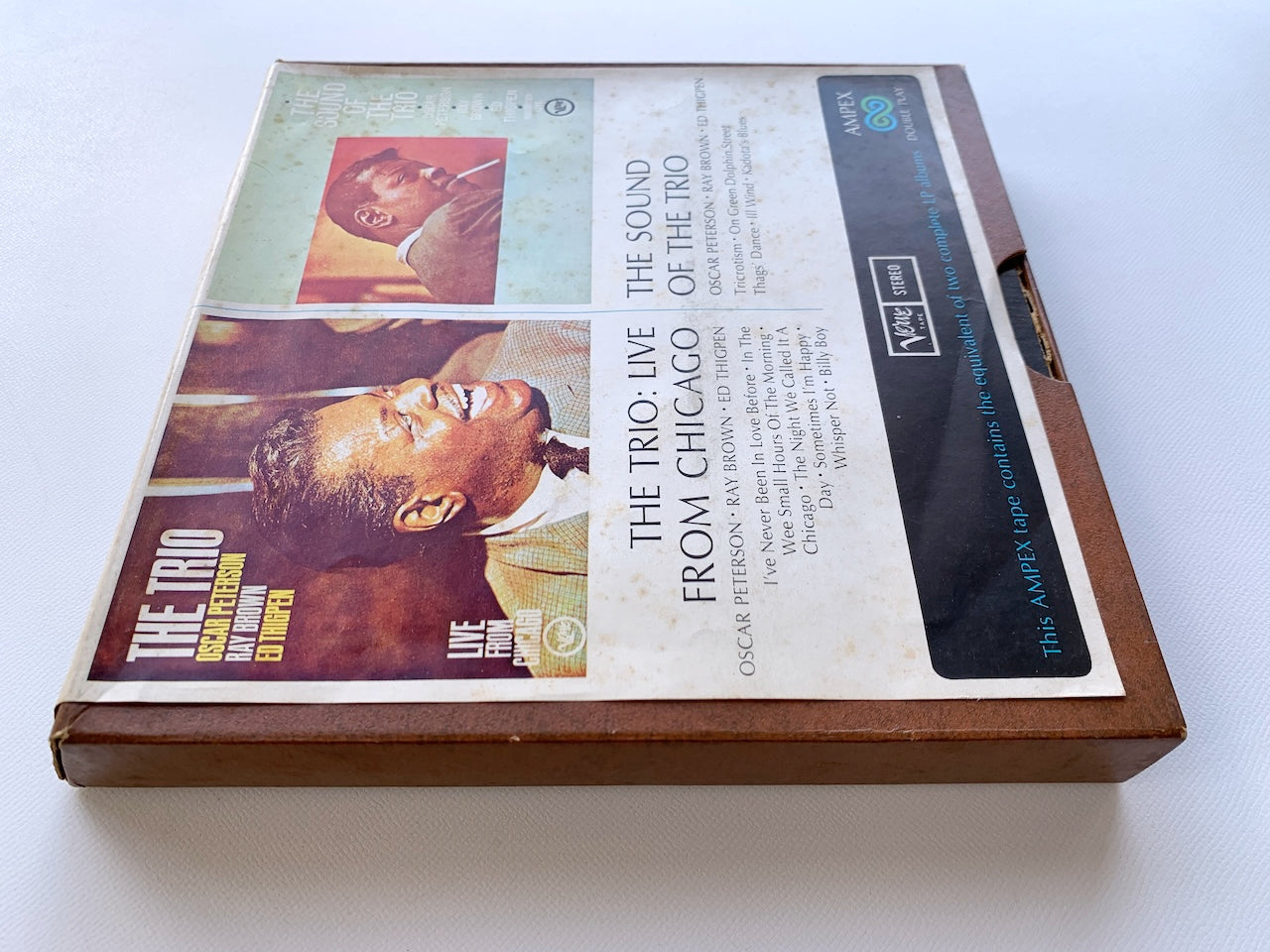 オープンリール/ OSCAR PETERSON / THE TRIO / THE SOUND OF THE TRIO / US盤 7号 4トラック 19cm/s (7 1/2IPS) インサート VERVE VSTP287