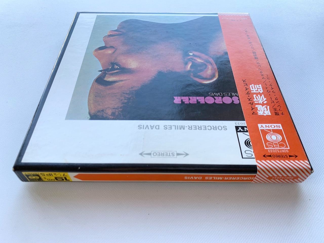 オープンリール/ MILES DAVIS / SORCERER / 国内盤 7号 4トラック 19cm/s (7 1/2IPS) 帯・ライナー CBS SONY SONT-52033