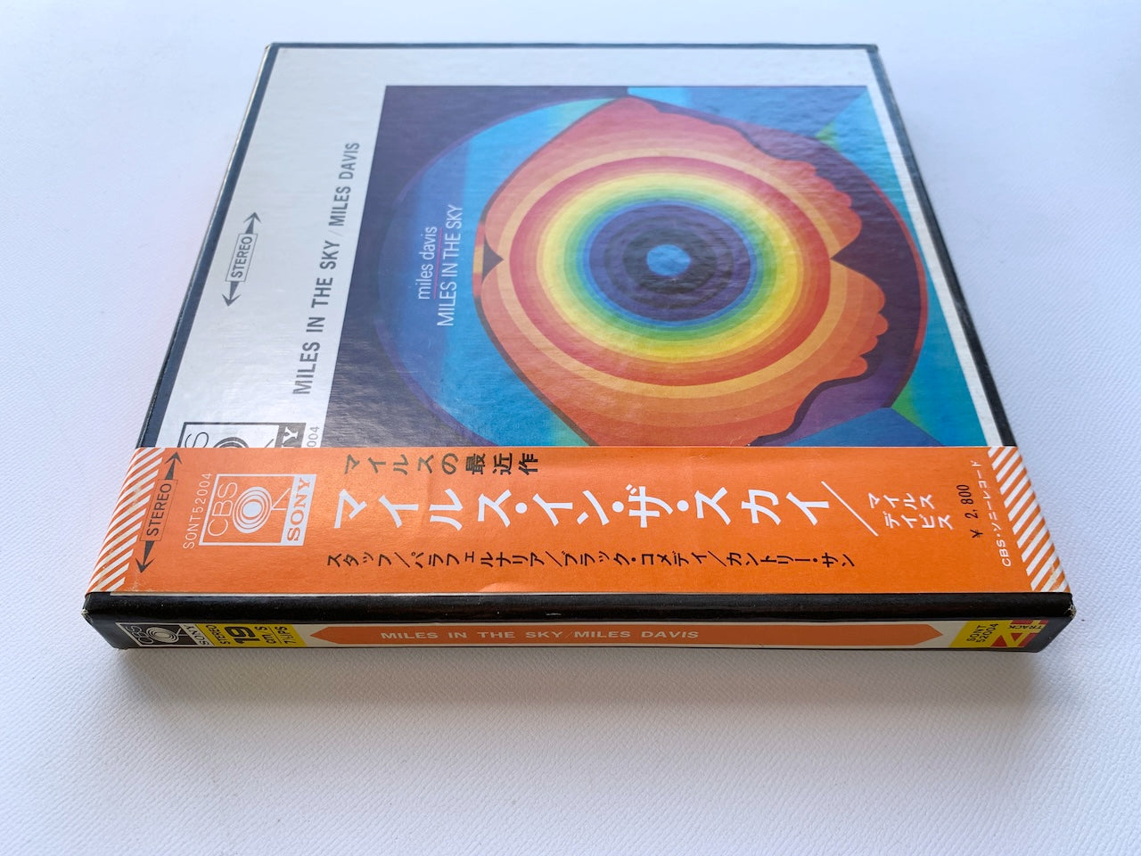 オープンリール/ MILES DAVIS / MILES IN THE SKY / 国内盤 7号 4トラック 19cm/s (7 1/2IPS) 帯・ライナー CBS SONY SONT-52004