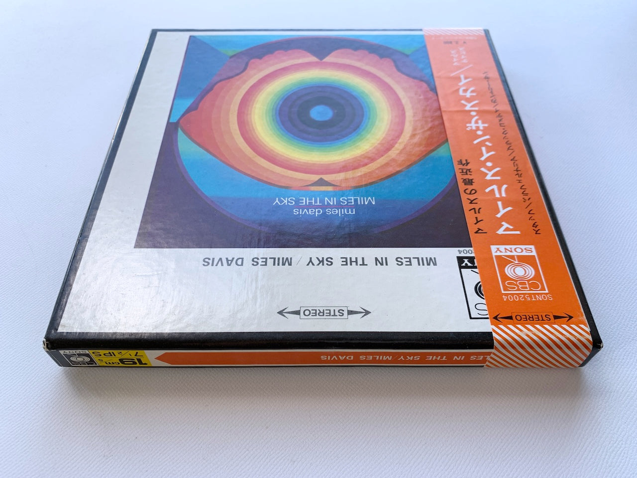 オープンリール/ MILES DAVIS / MILES IN THE SKY / 国内盤 7号 4トラック 19cm/s (7 1/2IPS) 帯・ライナー CBS SONY SONT-52004