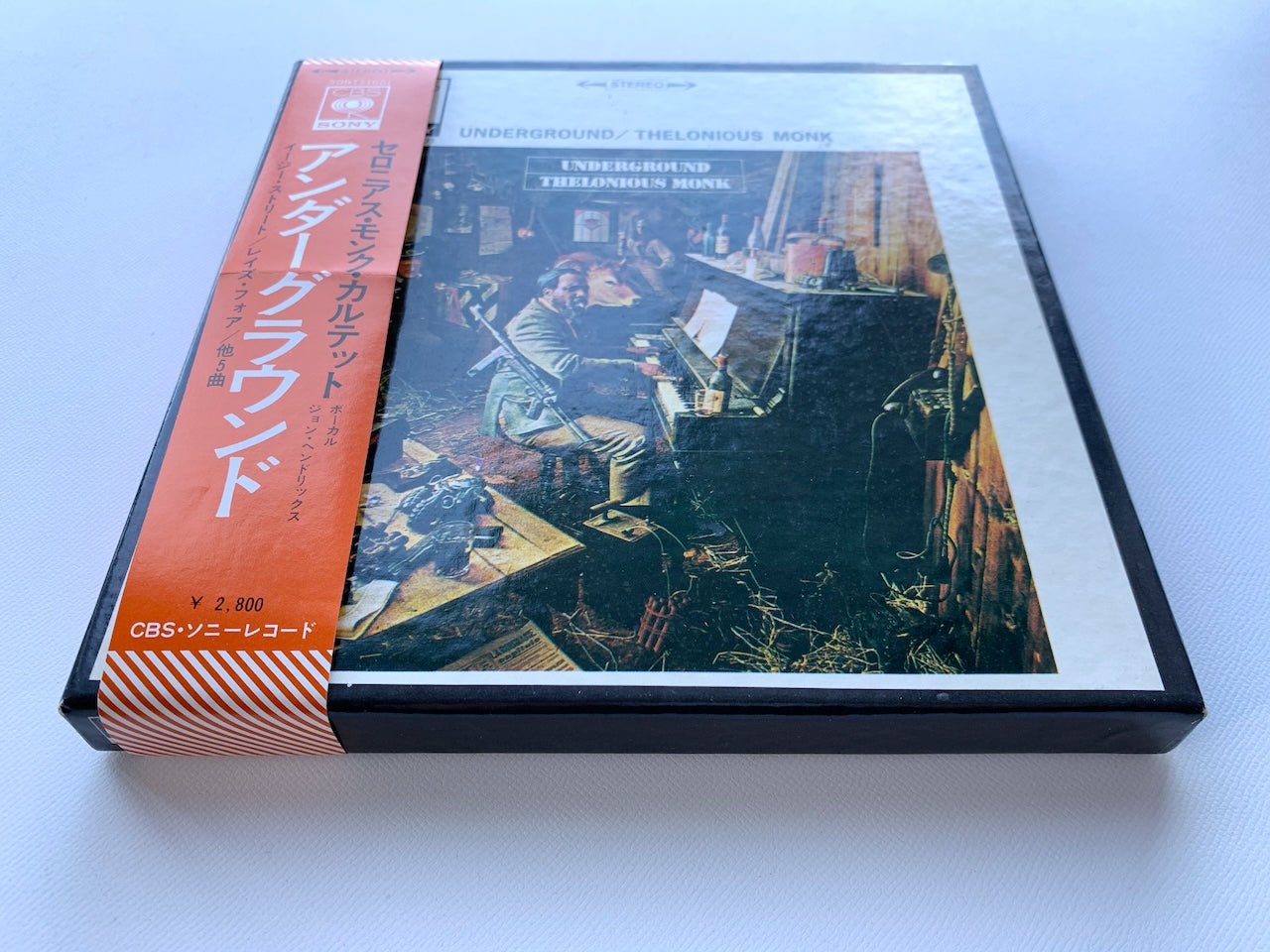 オープンリール/ THELONIOUS MONK / UNDERGROUND / 国内盤 7号 4トラック 19cm/s (7 1/2IPS) 帯・ライナー CBS SONY SONT-51001