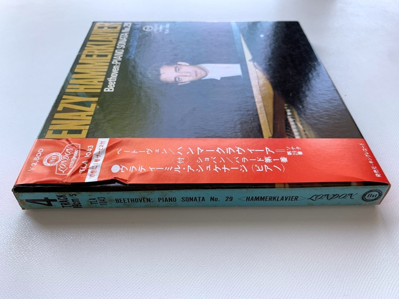 オープンリール/ アシュケナージ / ベートーヴェン：ピアノソナタ第29番 他 / 国内盤 7号 4トラック 19cm/s (7 1/2IPS) 帯・ライナー LONDON TLA-1043