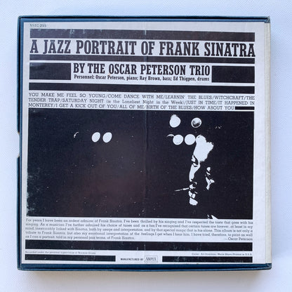オープンリール/ OSCAR PETERSON / A JAZZ PORTRAIT OF FRANK SINATRA / US盤 7号 4トラック 19cm/s (7 1/2IPS) VERVE VSTC255