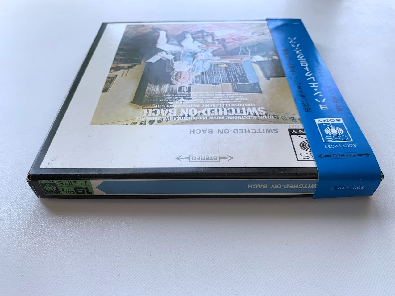 オープンリール/ WALTER CARLOS / SWITCHED ON BACH / 国内盤 7号 4トラック 19cm/s (7 1/2IPS) 帯・ライナー CBS SONY SONT-12037