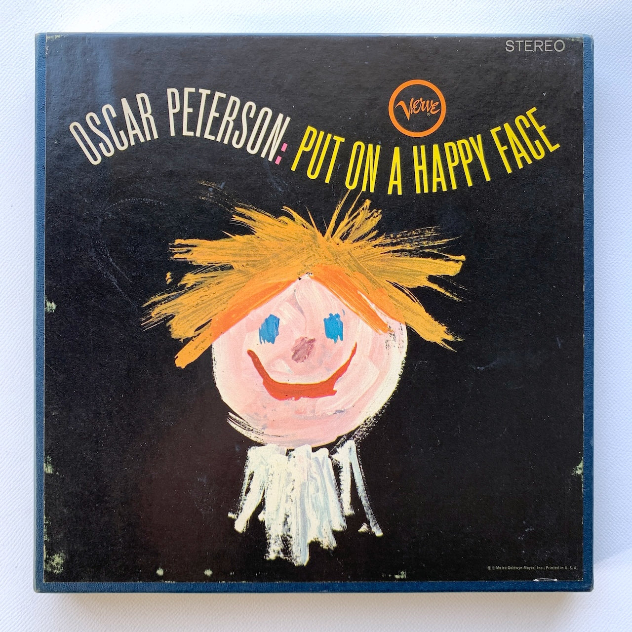 オープンリール/ OSCAR PETERSON / PUT ON A HAPPY FACE / US盤 7号 4トラック 9.5cm/s (3 3/4IPS) VERVE VSTX360