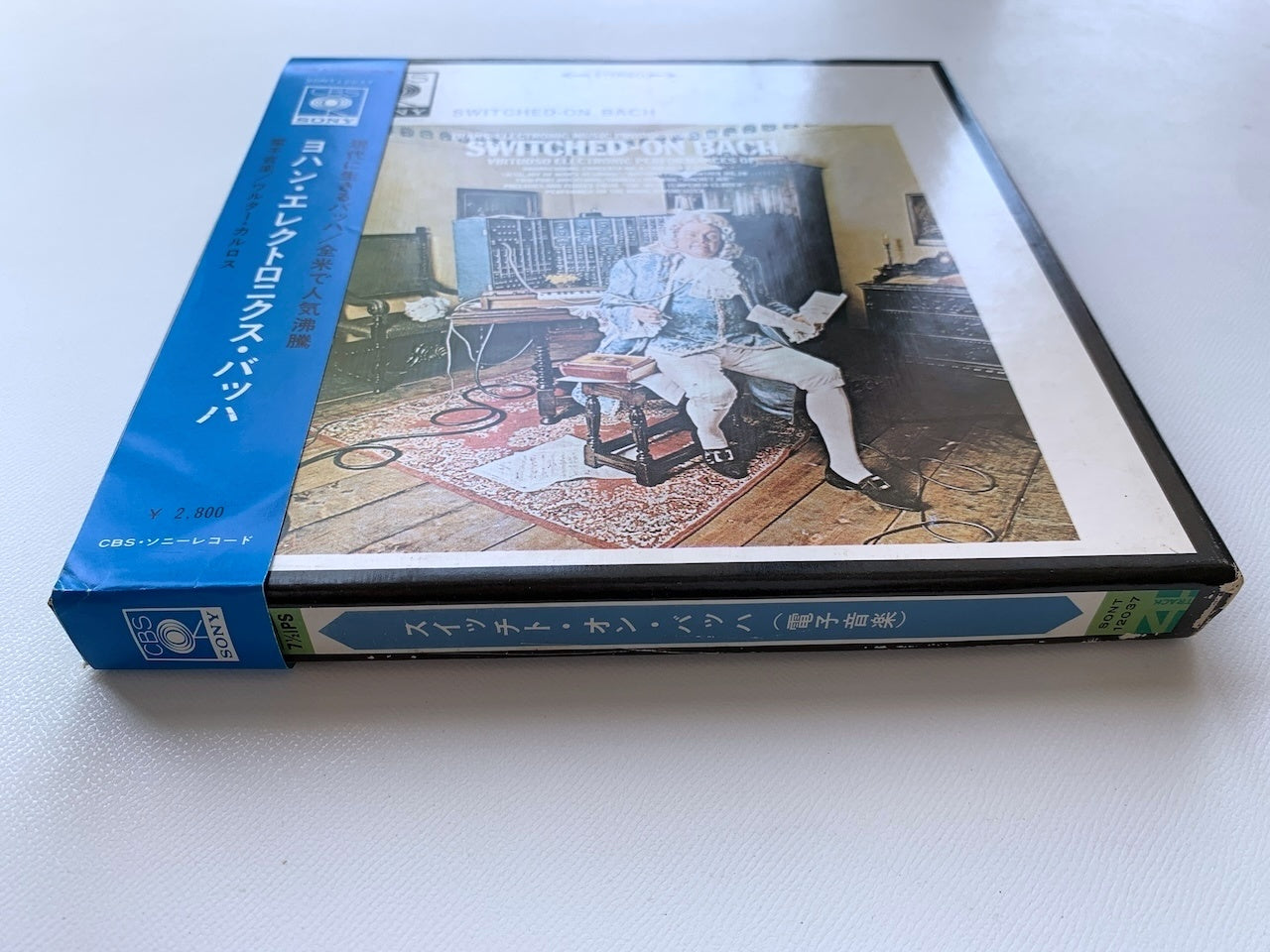 オープンリール/ WALTER CARLOS / SWITCHED ON BACH / 国内盤 7号 4トラック 19cm/s (7 1/2IPS) 帯・ライナー CBS SONY SONT-12037