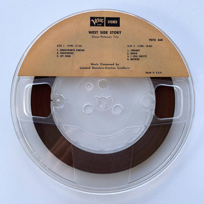 オープンリール/ OSCAR PETERSON / WEST SIDE STORY / US盤 7号 4トラック 19cm/s (7 1/2IPS) VERVE VSTC268