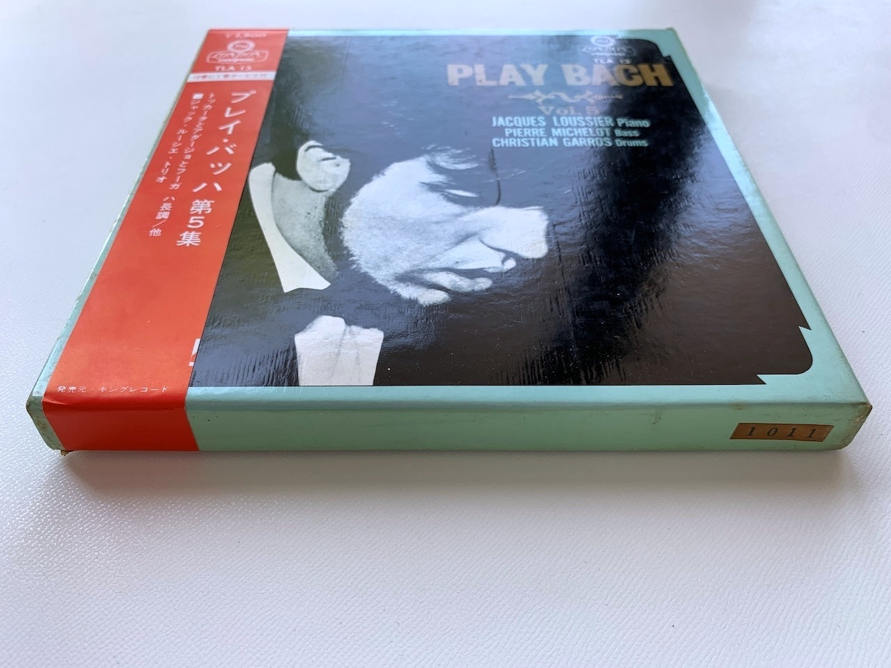 オープンリール/ ジャック・ルーシェ / プレイ・バッハ 第5集 / 国内盤 7号 4トラック 19cm/s (7 1/2IPS) 帯・ライナー LONDON TLA-13