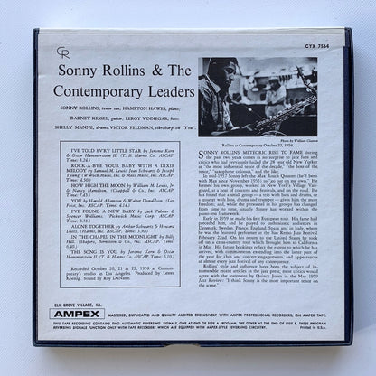オープンリール/ SONNY ROLLINS / AND THE CONTEMPORARY LEADERS / US盤 7号 4トラック 9.5cm/s (3 3/4IPS) CONTEMPORARY CYX7564