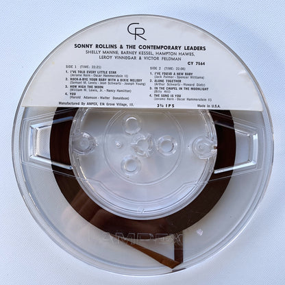 オープンリール/ SONNY ROLLINS / AND THE CONTEMPORARY LEADERS / US盤 7号 4トラック 9.5cm/s (3 3/4IPS) CONTEMPORARY CYX7564