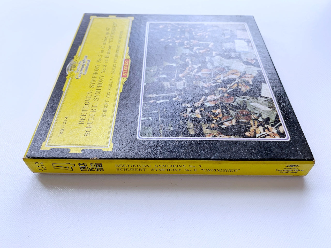 オープンリール/ カラヤン、ベルリン・フィル / ベートーヴェン：交響曲第5番[運命」他 / 国内盤 7号 4トラック 19cm/s (7 1/2IPS) ライナー DGG TXG-1014