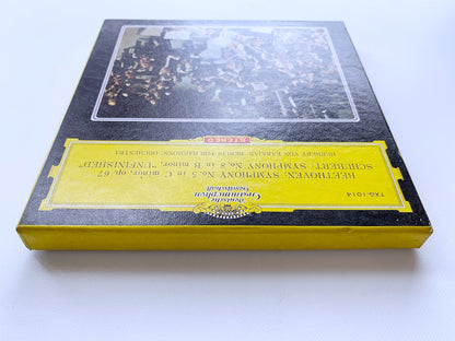 オープンリール/ カラヤン、ベルリン・フィル / ベートーヴェン：交響曲第5番[運命」他 / 国内盤 7号 4トラック 19cm/s (7 1/2IPS) ライナー DGG TXG-1014