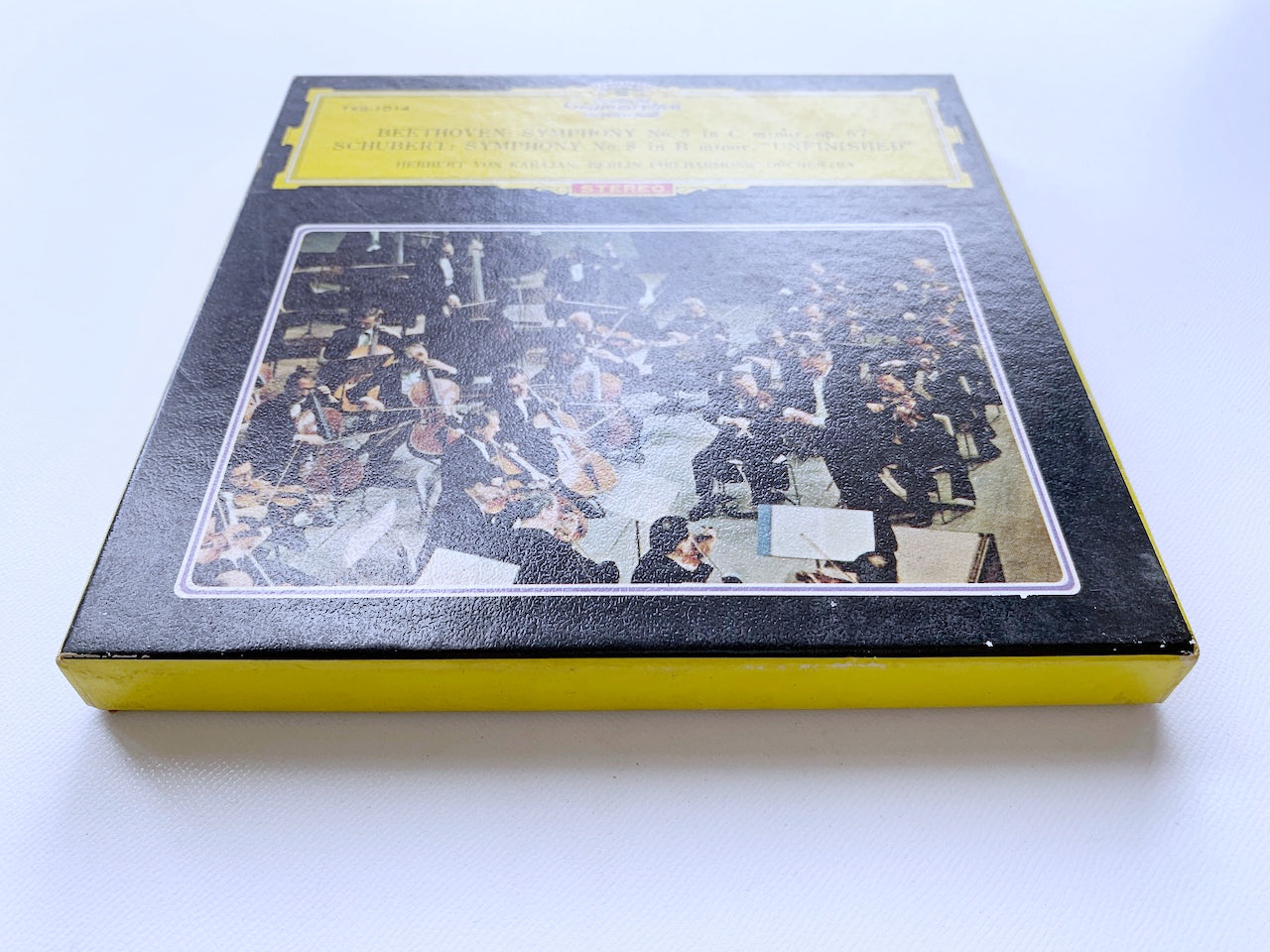 オープンリール/ カラヤン、ベルリン・フィル / ベートーヴェン：交響曲第5番[運命」他 / 国内盤 7号 4トラック 19cm/s (7 1/2IPS) ライナー DGG TXG-1014