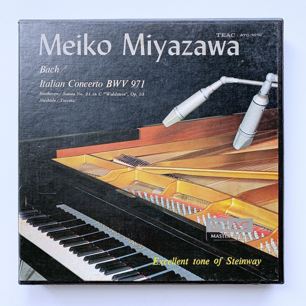 オープンリール/ 宮沢明子 / J.S.バッハ：イタリア協奏曲 他 / 国内盤 7号 4トラック 19cm/s (7 1/2IPS) ライナー TEAC ATC-1010