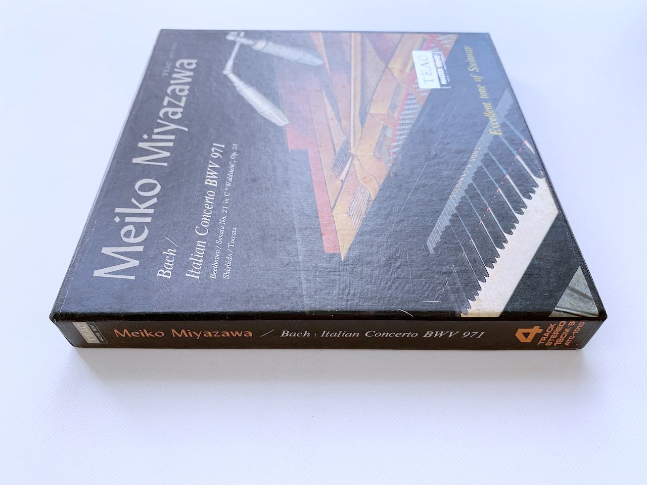 オープンリール/ 宮沢明子 / J.S.バッハ：イタリア協奏曲 他 / 国内盤 7号 4トラック 19cm/s (7 1/2IPS) ライナー TEAC ATC-1010