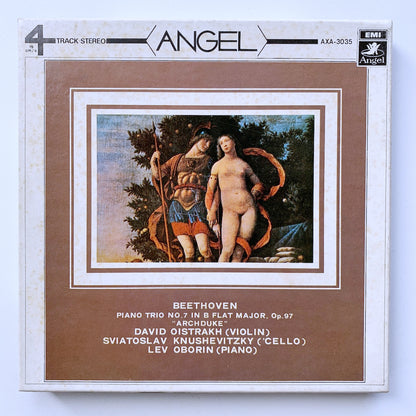 オープンリール/ オイストラフ・トリオ / ベートーヴェン：ピアノ三重奏曲第7番「大公」 / 国内盤 7号 4トラック 19cm/s (7 1/2IPS) ライナー EMI AXA-3035