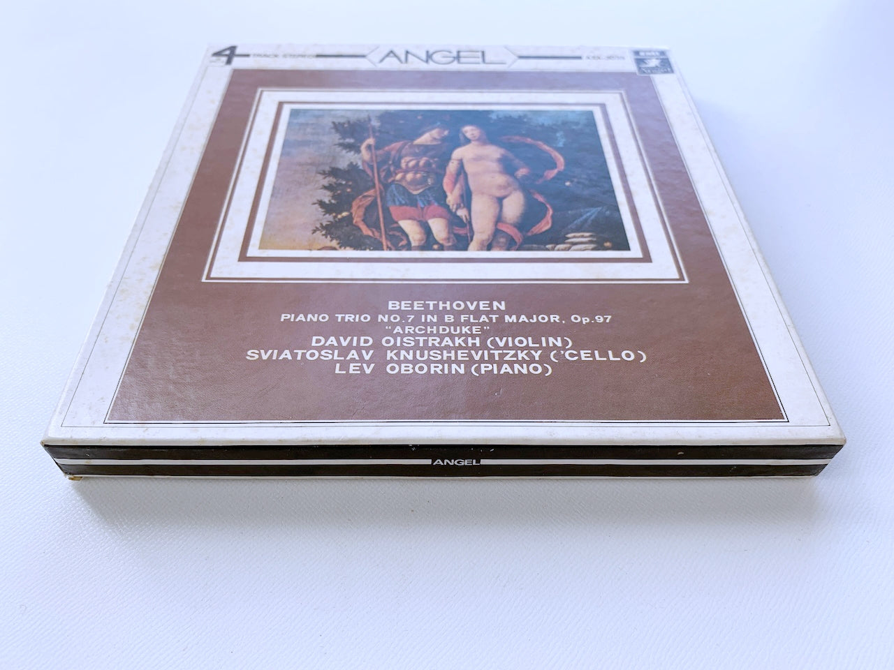 オープンリール/ オイストラフ・トリオ / ベートーヴェン：ピアノ三重奏曲第7番「大公」 / 国内盤 7号 4トラック 19cm/s (7 1/2IPS) ライナー EMI AXA-3035