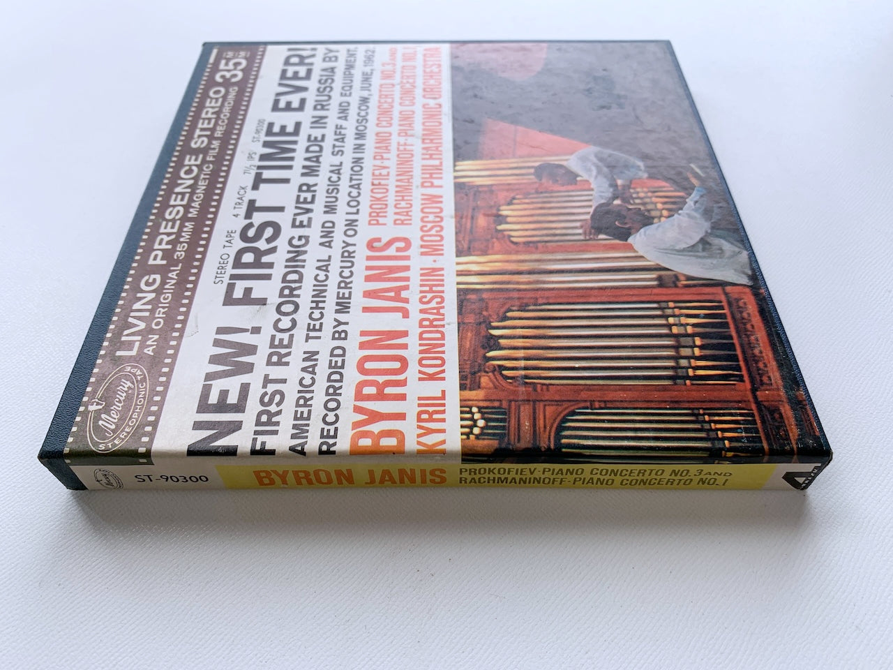 オープンリール/ バイロン・ジャニス / ラフマニノフ：ピアノ協奏曲第1番 他 / US盤 7号 4トラック 19cm/s (7 1/2IPS) MERCURY ST-90300