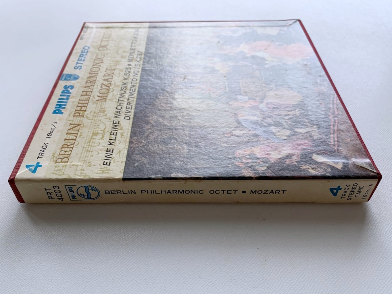 オープンリール/ ベルリン・フィルハーモニー八重奏団 / モーツァルト：アイネ・クライネ・ナハトムジーク / 国内盤 7号 4トラック 19cm/s (7 1/2IPS) ライナー PHILIPS PRT-4003