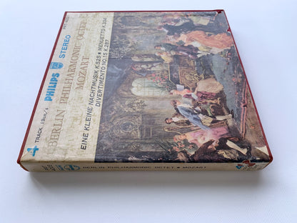 オープンリール/ ベルリン・フィルハーモニー八重奏団 / モーツァルト：アイネ・クライネ・ナハトムジーク / 国内盤 7号 4トラック 19cm/s (7 1/2IPS) ライナー PHILIPS PRT-4003