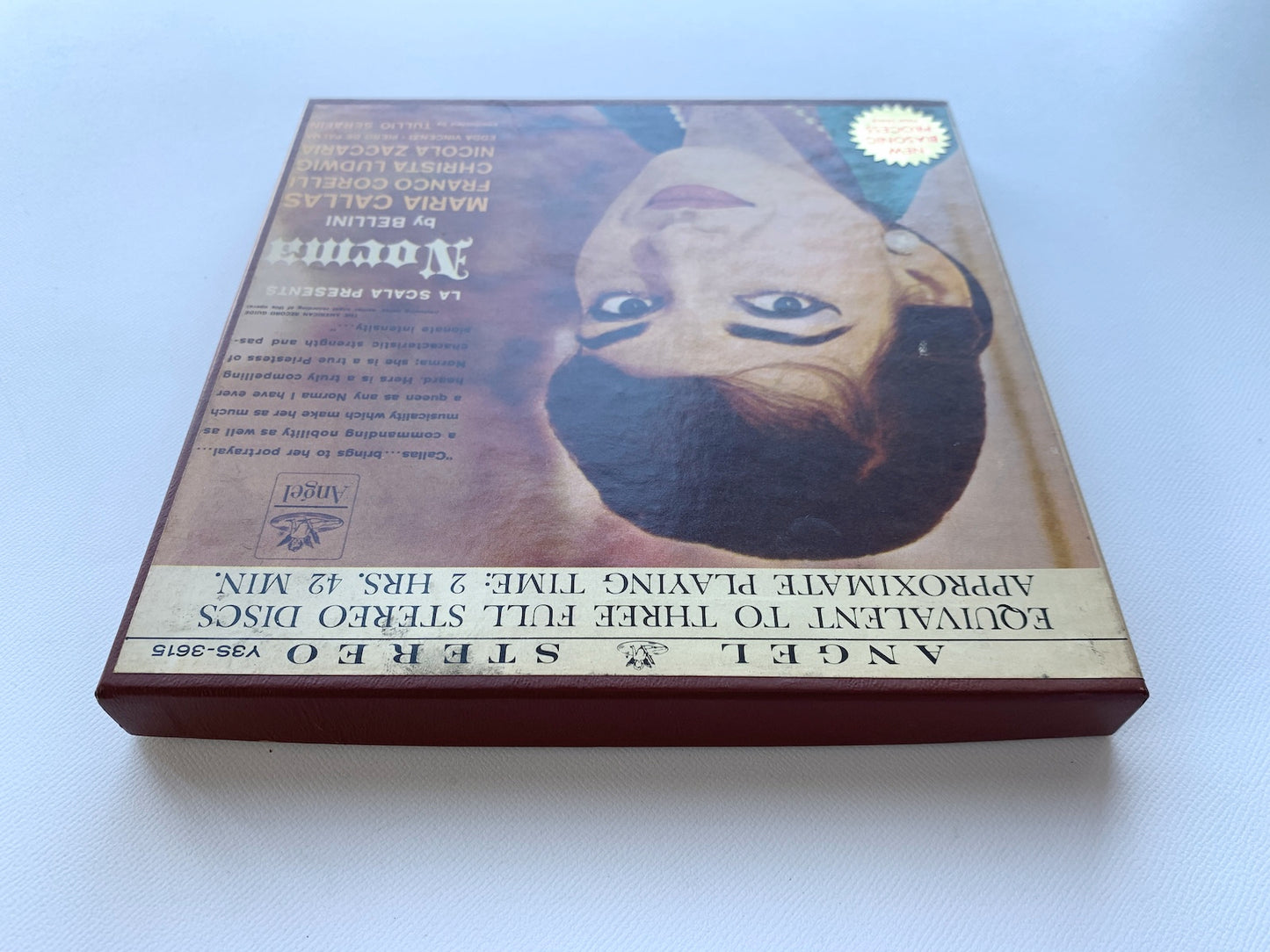 オープンリール/ マリア・カラス / ベッリーニ：歌劇「ノルマ」 / US盤 7号 4トラック 9.5cm/s (3 3/4IPS) ANGEL Y3S-3615