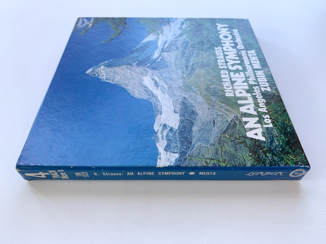 オープンリール/ メータ / R. シュトラウス：アルプス交響曲 / 国内盤 7号 4トラック 19cm/s (7 1/2IPS) ライナー LONDON TOK-1023