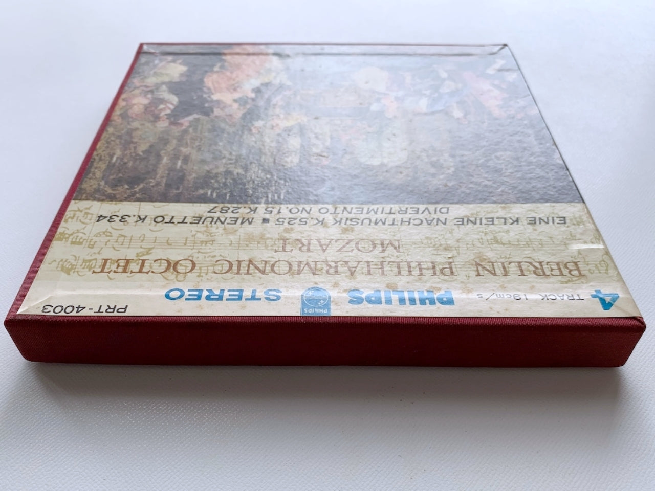 オープンリール/ ベルリン・フィルハーモニー八重奏団 / モーツァルト：アイネ・クライネ・ナハトムジーク / 国内盤 7号 4トラック 19cm/s (7 1/2IPS) ライナー PHILIPS PRT-4003