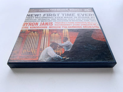 オープンリール/ バイロン・ジャニス / ラフマニノフ：ピアノ協奏曲第1番 他 / US盤 7号 4トラック 19cm/s (7 1/2IPS) MERCURY ST-90300