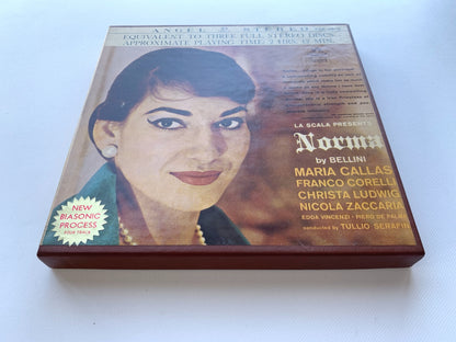 オープンリール/ マリア・カラス / ベッリーニ：歌劇「ノルマ」 / US盤 7号 4トラック 9.5cm/s (3 3/4IPS) ANGEL Y3S-3615