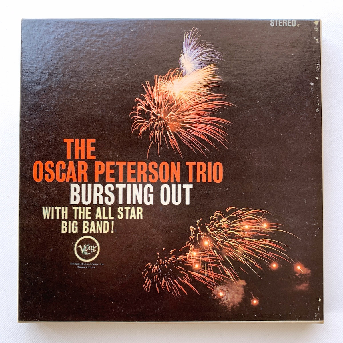 オープンリール/ OSCAR PETERSON / BURSTING OUT WITH THE ALL-STAR BIG BAND / US盤 7号 4トラック 19cm/s (7 1/2IPS) VERVE VSTC285