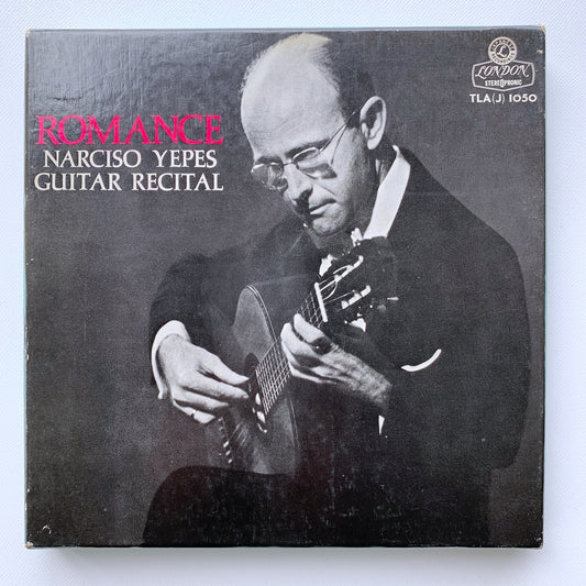 オープンリール/ ナルシソ・イエペス / ギター・リサイタル 禁じられた遊び / 国内盤 7号 4トラック 19cm/s (7 1/2IPS) ライナー LONDON TLA(J)-1050
