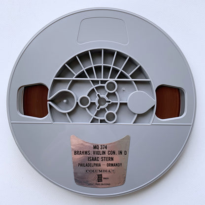 オープンリール/ スターン、オーマンディ / ブラームス：ヴァイオリン協奏曲 / US盤 7号 4トラック 19cm/s (7 1/2IPS) インサート COLUMBIA MQ374