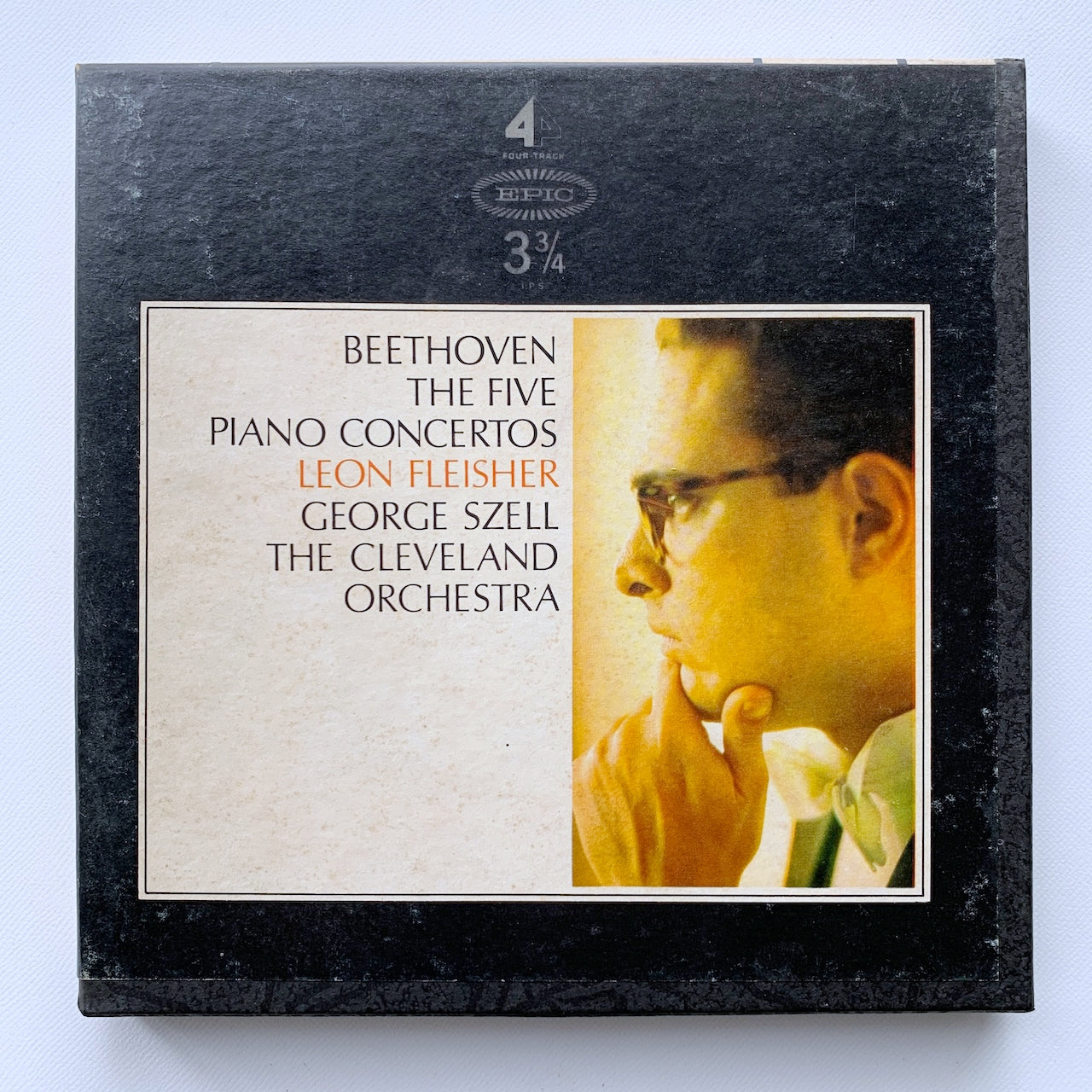 オープンリール/ フライシャー、セル / ベートーヴェン：ピアノ協奏曲 / US盤 7号 4トラック 19cm/s (7 1/2IPS) EPIC E4C847