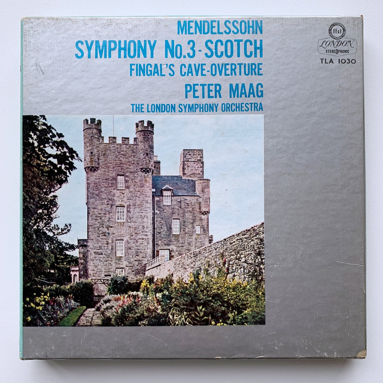 オープンリール/ ペーター・マーク / メンデルスゾーン：交響曲第3番「スコットランド」他 / 国内盤 7号 4トラック 19cm/s (7 1/2IPS) ライナー LONDON TLA1030