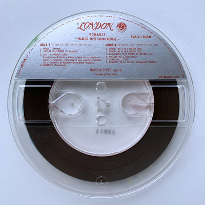 オープンリール/ ナルシソ・イエペス / ギター・リサイタル 禁じられた遊び / 国内盤 7号 4トラック 19cm/s (7 1/2IPS) ライナー LONDON TLA(J)-1050